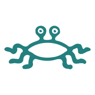 Flying Spaghetti Monster Decal (Turquoise)